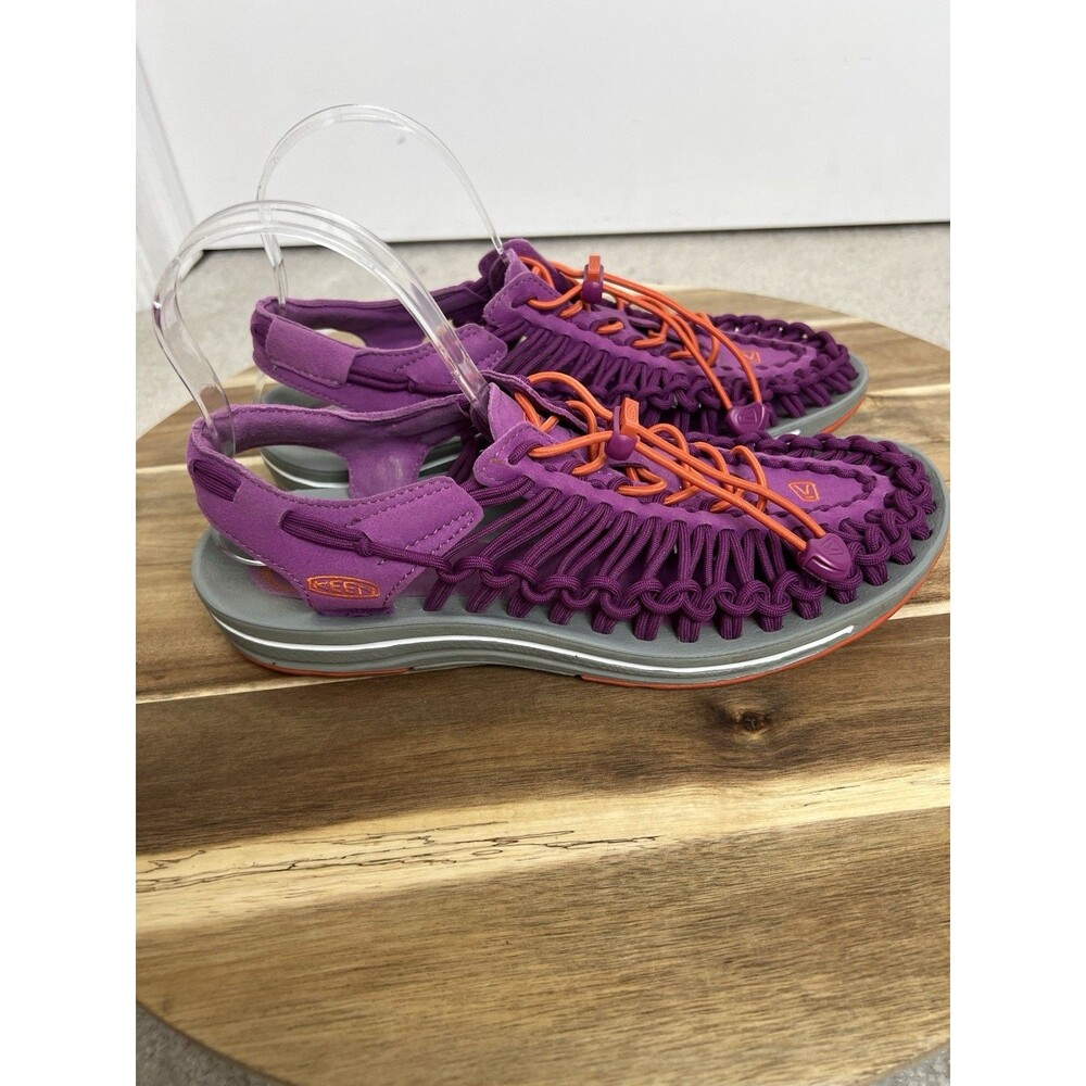 Keen Uneek Shoes Womens 9 Purple Bungee Water Sandals Slip On Breathable Outdoor